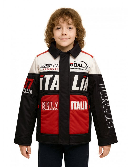 Boys Jacket Sporty Lava Red